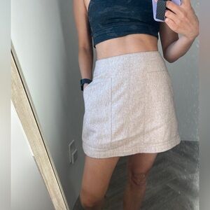 Moussy Pink Beige Mini Skirt for fall